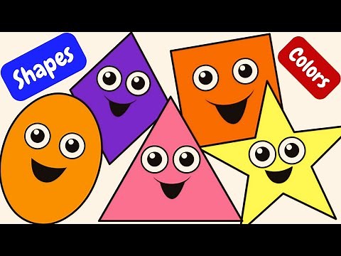 Color These Amazing Shapes With Some Bright Colors | Learn Shapes and Colors |