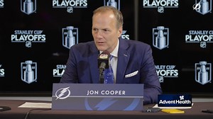 "To make them play from behind and chase it early - that was good for us." 📹: tbl.co/cooper6-7 | Tampa Bay Lightning