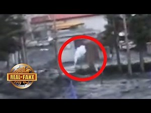 TSUNAMI GHOST CREATURE Caught on Tape - Real Or Fake?