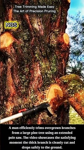 Mastering the Pole Saw: Precision Pine Tree Trimming