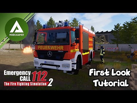 EMERGENCY CALL 112 The Fire Fighting Simulation 2 - First Look - Tutorial - English #1