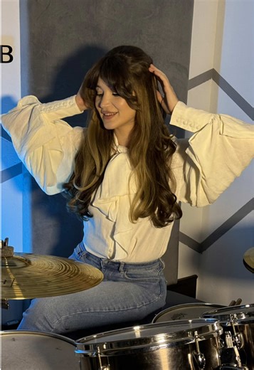 Incredible Female Drummer Covering Hits