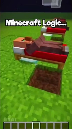 Minecraft Logic Fail 🤯 This Should NOT Happen! 😂 #shorts