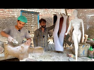 Best Process of Making Mannequin/ Artist Make Fiberglass Statue / How is Made