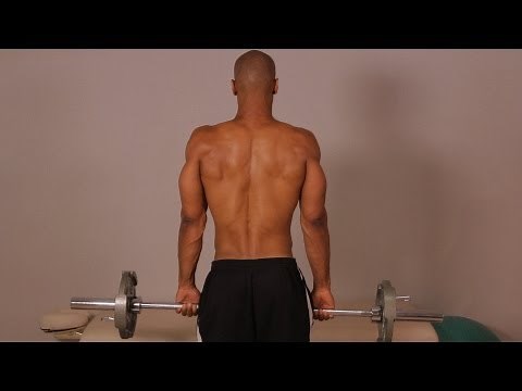 How to Do a Standing Barbell Shrug | Back Workout