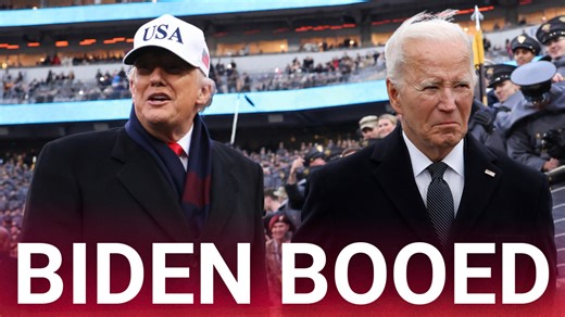 Former US President Joe Biden has been mocked for his appearance at an NFL game and his incoherent on-field interview over the weekend. | Sky News Australia