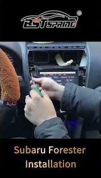 Subaru Forester radio Removal and Android player Install