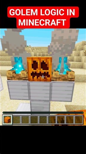 ⚙️👁️ Golem Control System Minecraft Logic #Minecraft #GolemLogic #MinecraftRedstone #MinecraftShorts