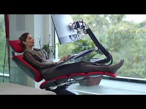This Incredible chair IS the Ultimate workstation for high-intensity computer users