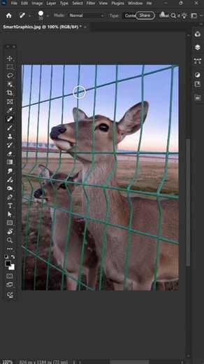 shaik jakir | photoshop Tutorials on Instagram: "Photoshop 2025 Tips and Tricks: (Remove Tool)💥💥 Tutorial by @smart.graphicss"