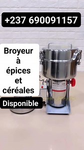 #Broyeur à #épices et #céréales 20kg/h Max disponible. Contact via wa.me/237690091157 #epices #cuisine #transformation #fruits #secs #broyeur #Cameroun #Gabon #congo Nous ne sommes pas auteur de la musique jouée | Douala Machine Online