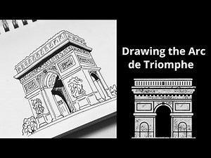 How to draw the Arc de Triomphe