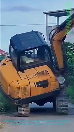 Excavator Loading Onto Trailer: Heavy Machinery Maneuver