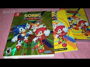 Sonic Mania Plus Unboxing (Nintendo Switch) & Art Book