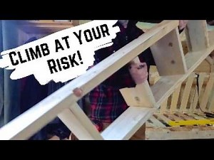 The Last Piece: Off-Grid Bunk Bed Ladder Build
