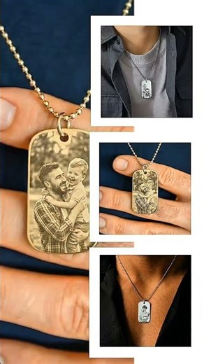 Photo Dog Tag Necklace — Timeless, Personal & Meaningful