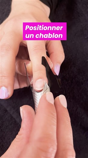 Bien positionner un chablon #formation #nailart #diy