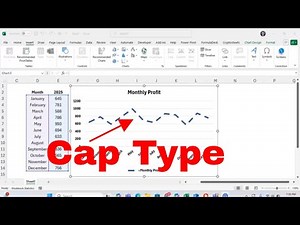How to Change the Cap Type of a Line Graph in Excel! Take Your Formatting to Another Level! #excel