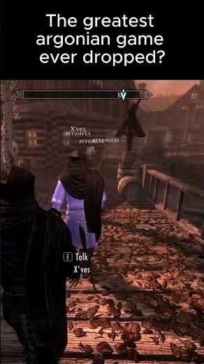 the greatest argonian game ever dropped?? #skyrim