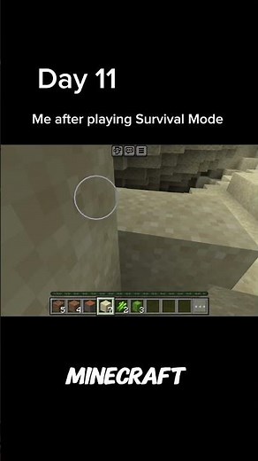 Day 11 of playing Minecraft || Survival Mode = Boring 😪 #day11 #minecraft
