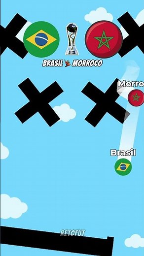 Marble Race: Morocco vs Brazil 🔥⚽ | U-17 World Cup