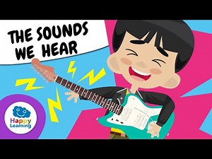 🔊 Discover the SOUNDS We Hear! | Educational Videos for Children | ‪@HappyLearningENG‬