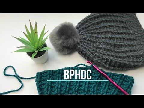 BPhdc - BACK POST Half Double Crochet