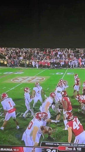 Alabama defeats Oklahoma 34-24 in the first round of the college football playoff