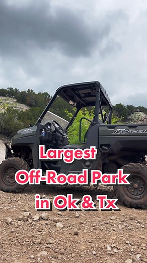 Largest off-road park in OK & TX 📍Cross Bar Ranch #oklahoma #oklahomaadventures #texas #offroadtiktok #oklahomaoffroad #4x4offroad #polarisranger #atvtrails #okc #dfw #crossbarranchoffroadpark #offroadpark #travelok #oklahomacheck #offroadingfun