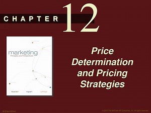 Price Determination and Pricing Strategies - SlideServe