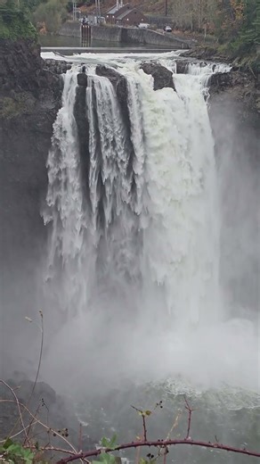 Snoqualmie Falls During Washington’s Historic Flooding