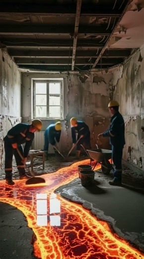 This Cracked Floor Became a Lava River | Insane Epoxy Transformation