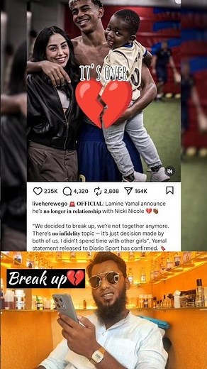Lamine Yamal Broke up with Nicky Nicole💔