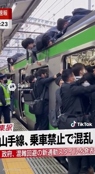 新しい通勤様式紹介！山手線のパロディ映像