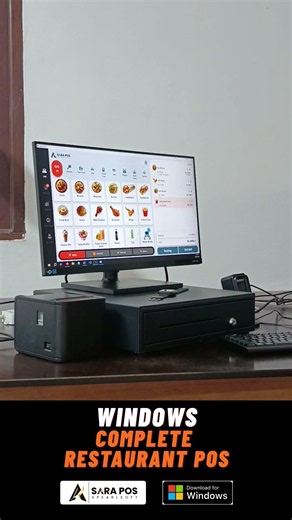 💻 Complete Restaurant POS on Windows | Billing, KOT, BOT & Receipt Printing | SARA POS