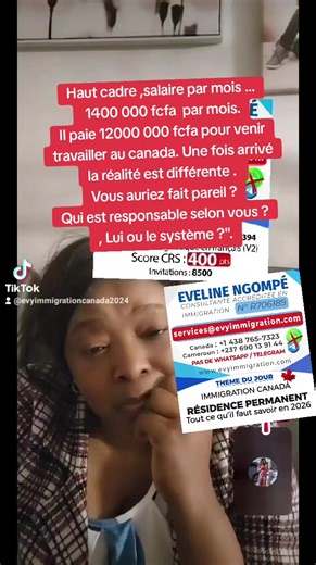 Expert-comptable dans son pays… 3500$ par mois. Il paie 27 000$ pour venir travailler au Canada… et maintenant il est complètement frustré. Vous auriez fait pareil ? Oui ou non ?#canada #vivreaucanada #immigrationcanada #travaillercanada #nouveauxarrivants