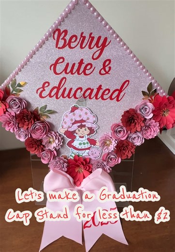 Easy Graduation Cap Stand Tutorial for Under $2