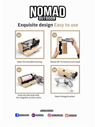 Nomad Camping Stove | NOMAD Outdoor GEAR