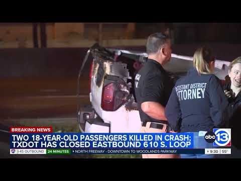 2 teenagers killed in fiery crash after driver lost control on South Loop, HPD says