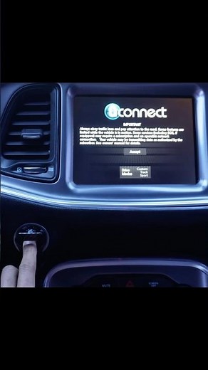How to reset uconnect #shorts #dodge #jeep #chrysler