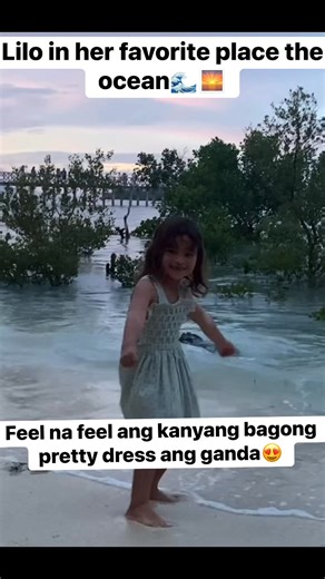 Lilo dancing in the ocean😍 in her favorite place | Latest Scoop