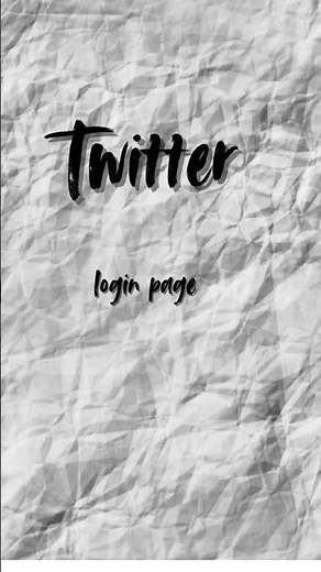SHORT NO.6 Twitter login page using html , css only📹