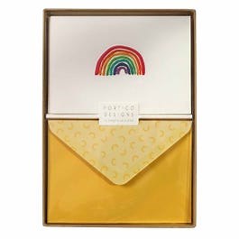 Portico Designs Boxed Notecards Rainbow Pack of 10