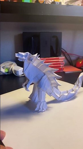 Origami Godzilla #godzilla lqd money origami