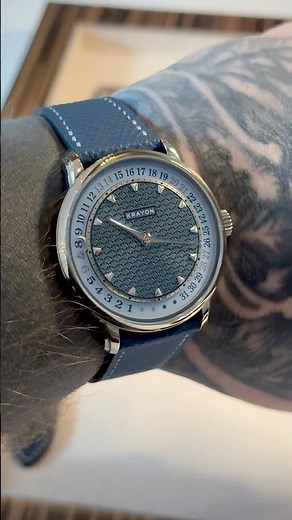 Extremely difficult to engineer, incredibly easy to read calendar watch - Krayon Anyday