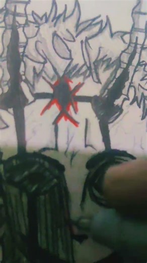 demon drawing of shadow anime #drawing #demon#art