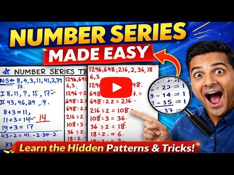 Number Series Made Easy | Learn the Hidden Patterns & Tricks
