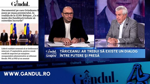 Marius Tucă Show - Invitat: Călin Popescu Tăriceanu | Gandul