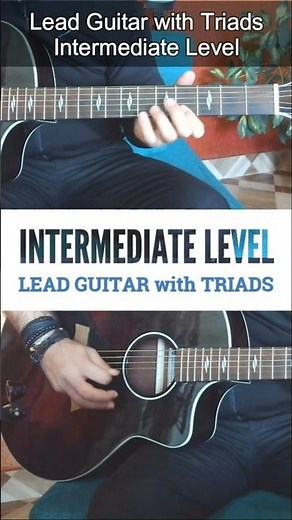 Lead Guitar with Triads - Intermediate Level | Explore and Learn Guitar with Aman Verma