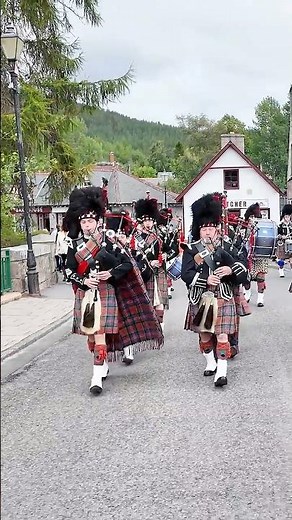 #scotlandthebrave played by Blairgowrie #pipeband on #march to 2025 #braemargathering #shorts